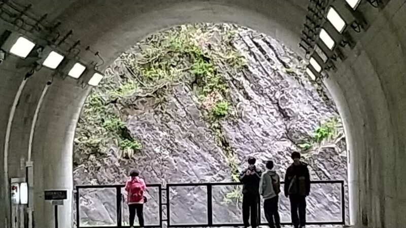 清津峡トンネル・第一展望台（見晴台）