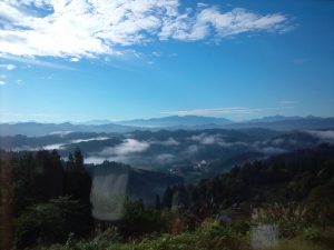 まつだい芝峠温泉からの眺め2