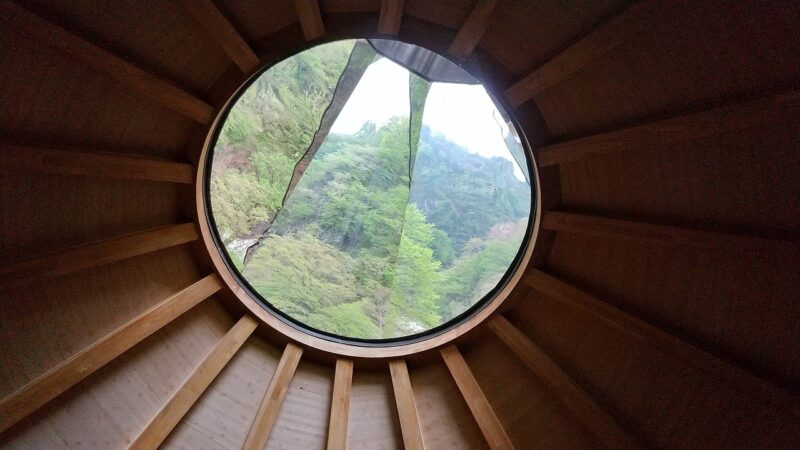 清津峡渓谷足湯（ペリスコープ）