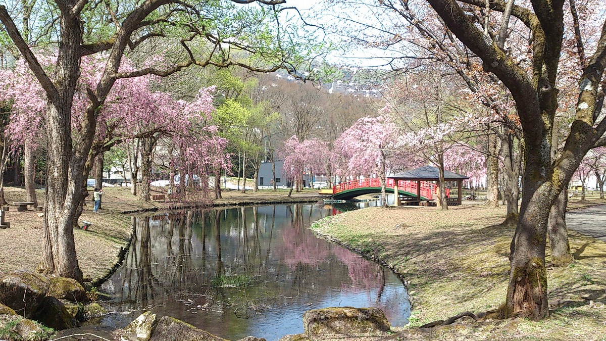 湯沢中央公園の中の景色DSC_0672