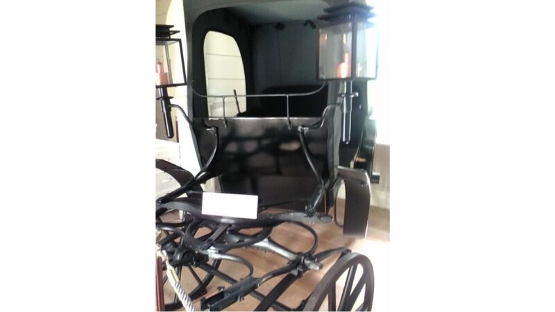 明治時代使われていた馬車-日本初国際結婚をした外交官 青木周蔵旧青木家那須別邸