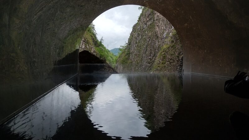 最終地点のパノラマステーション6ｰ清津峡トンネル