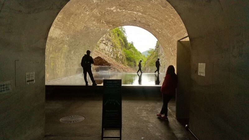 最終地点のパノラマステーション1ｰ清津峡トンネル